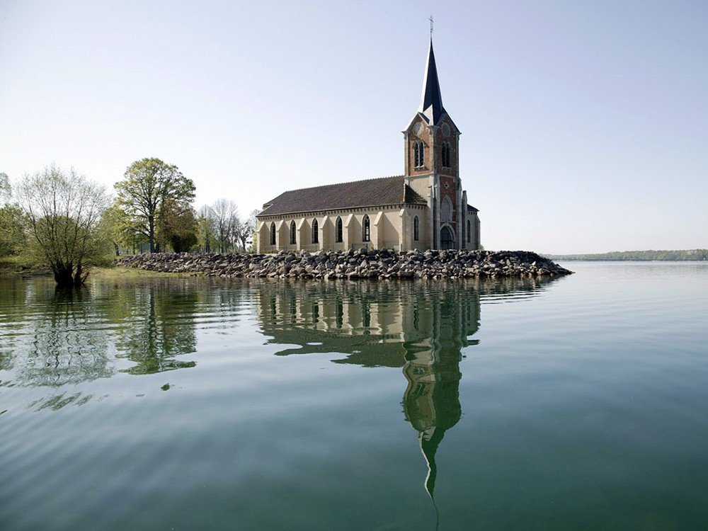 Eglise de Champaubert - Lac du Der (© Pascal Bourguinon coll OT)